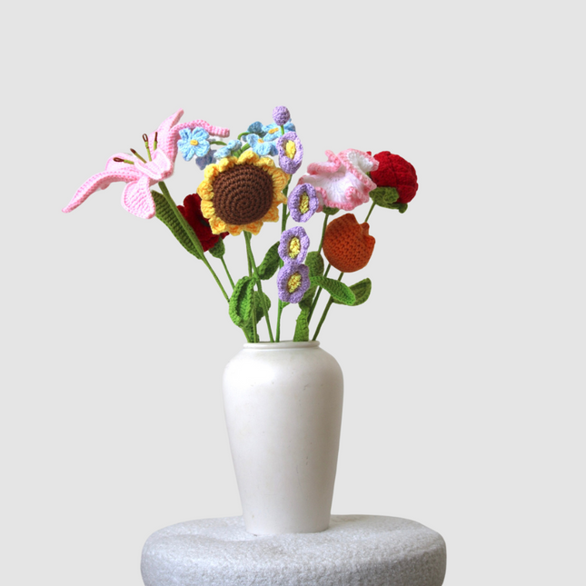 Gehaakte boeket Veldboeket