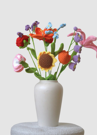 Gehaakte boeket Veldboeket