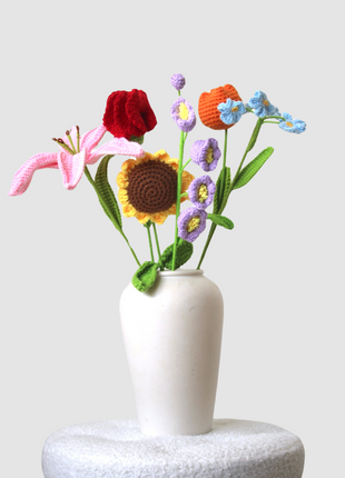 Gehaakte boeket Veldboeket