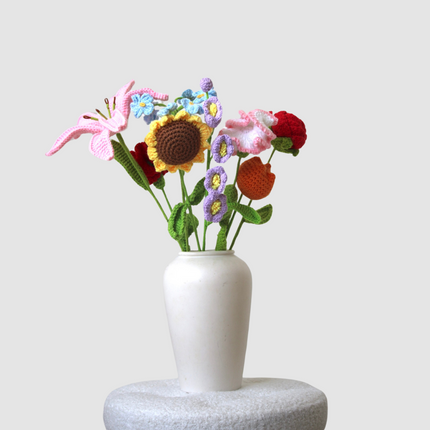 Gehaakte boeket Veldboeket