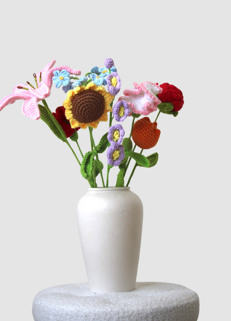 Gehaakte boeket Veldboeket