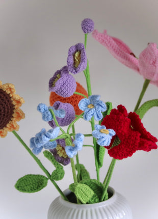 Gehaakte boeket Veldboeket